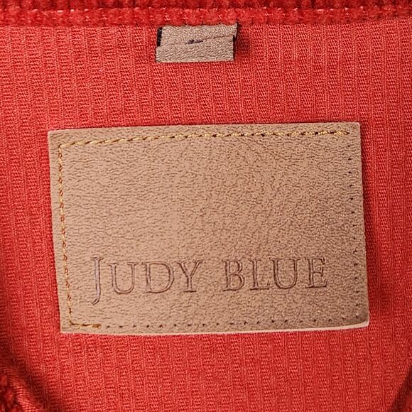 Judy Blue Corduroy Jacket Womens L Boho Western Tasseled Cowgirl ButtonUp Hippie - Picture 13 of 14